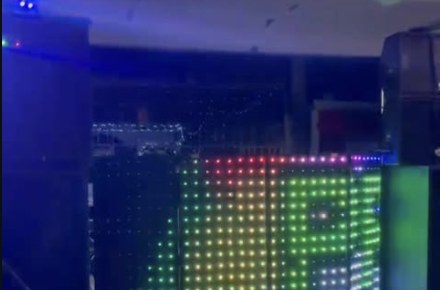 Pantalla pixel LED en evento